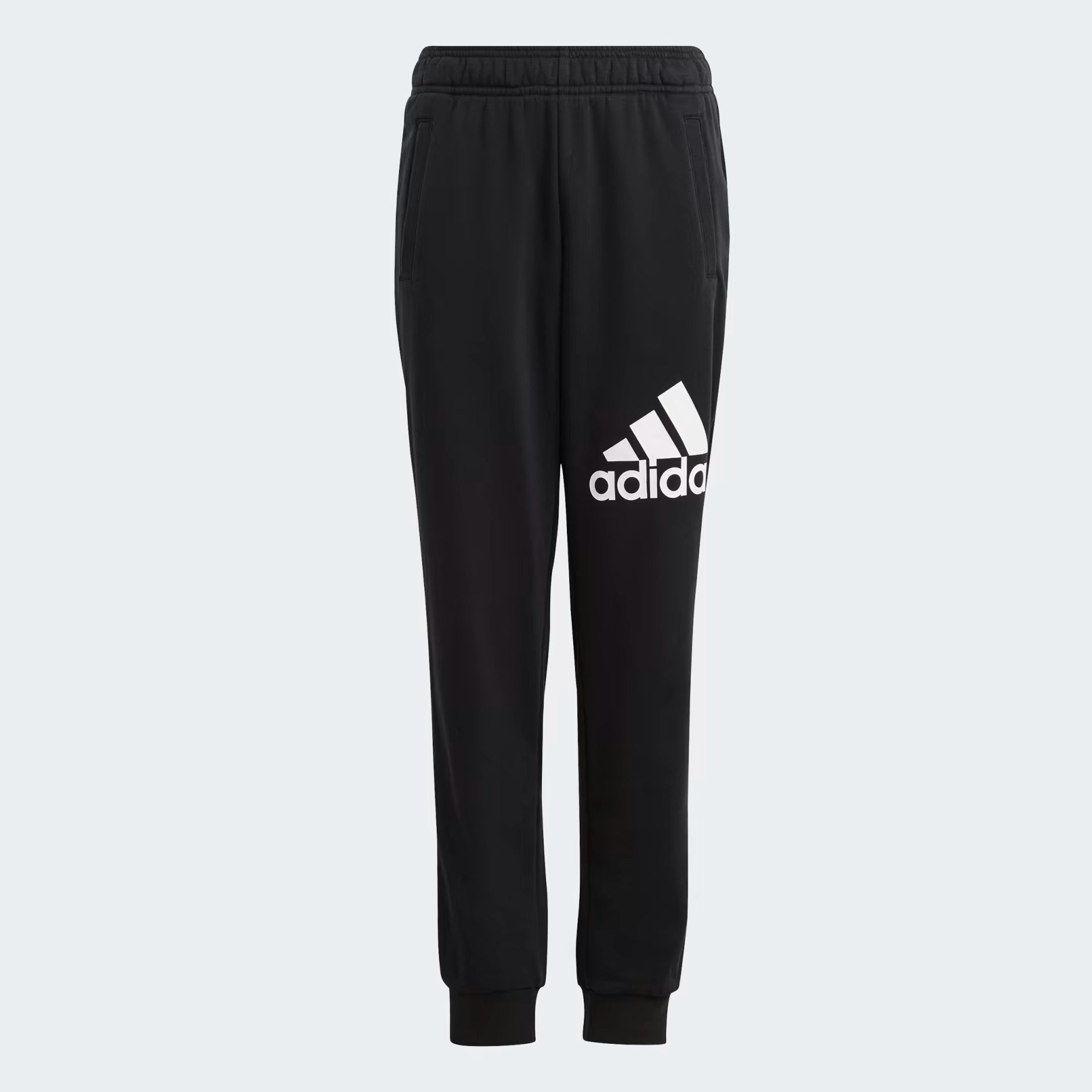 

Брюки Adidas для девочек, спортивные, H47140, черные 095A, размер 164, Черный, BIG LOGO