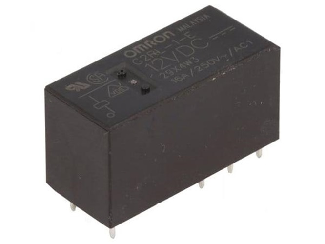 

Реле электромагнитное OMRON G2RL-1-E DC12 Uобмотки 12В DC, Iком 16 А, SPDT, G2RL-1-E DC12_12