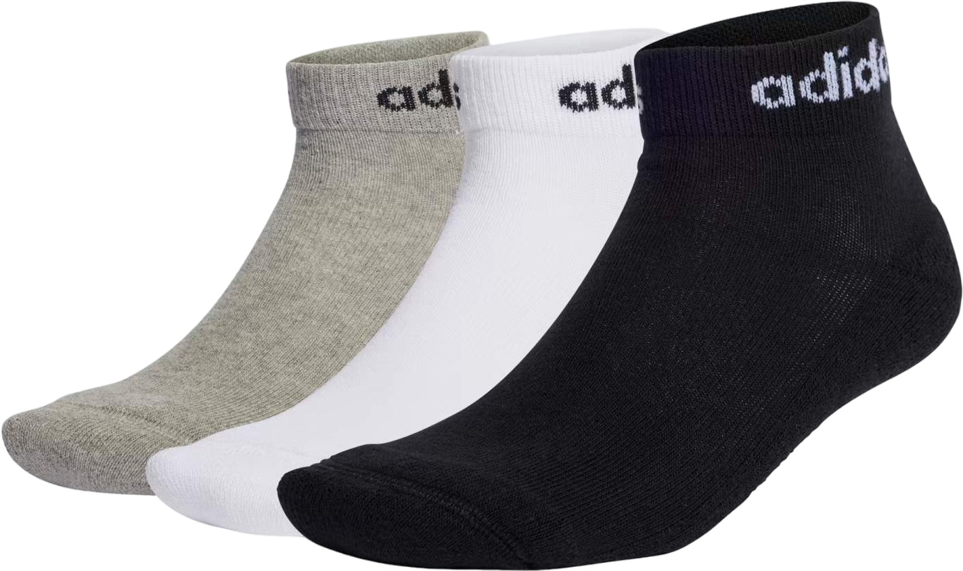 

Комплект носков мужских adidas C LIN ANKLE 3P разноцветных M, Разноцветный, C LIN ANKLE 3P