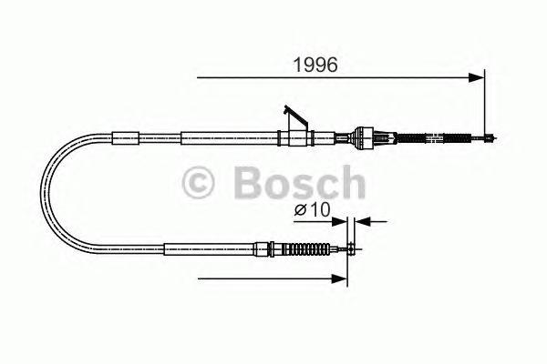 

Трос cтояночного тормоза BOSCH 1987482068