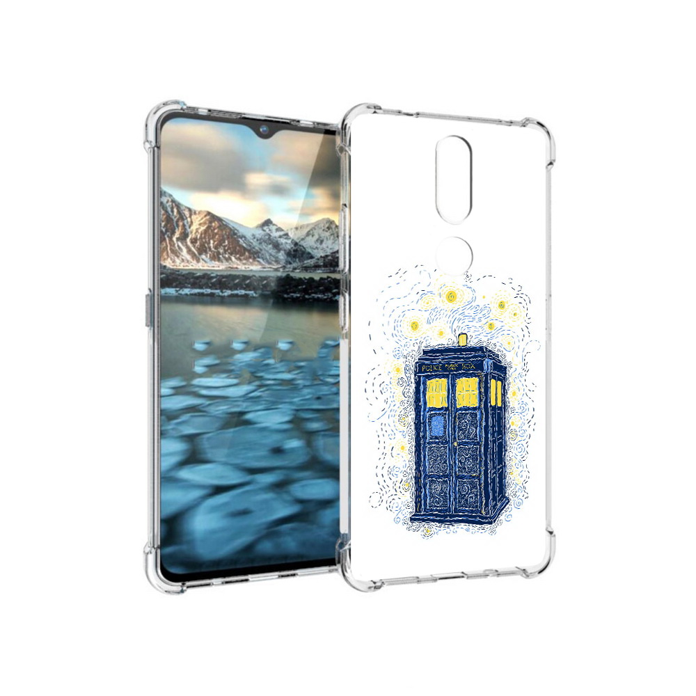 

Чехол MyPads Tocco для Nokia 2.4 будка рисунок (PT227049.107.249), Прозрачный, Tocco
