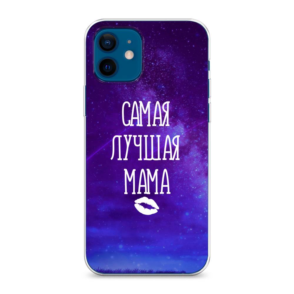 фото Силиконовый чехол "лучшая мама" на apple iphone 12 mini awog