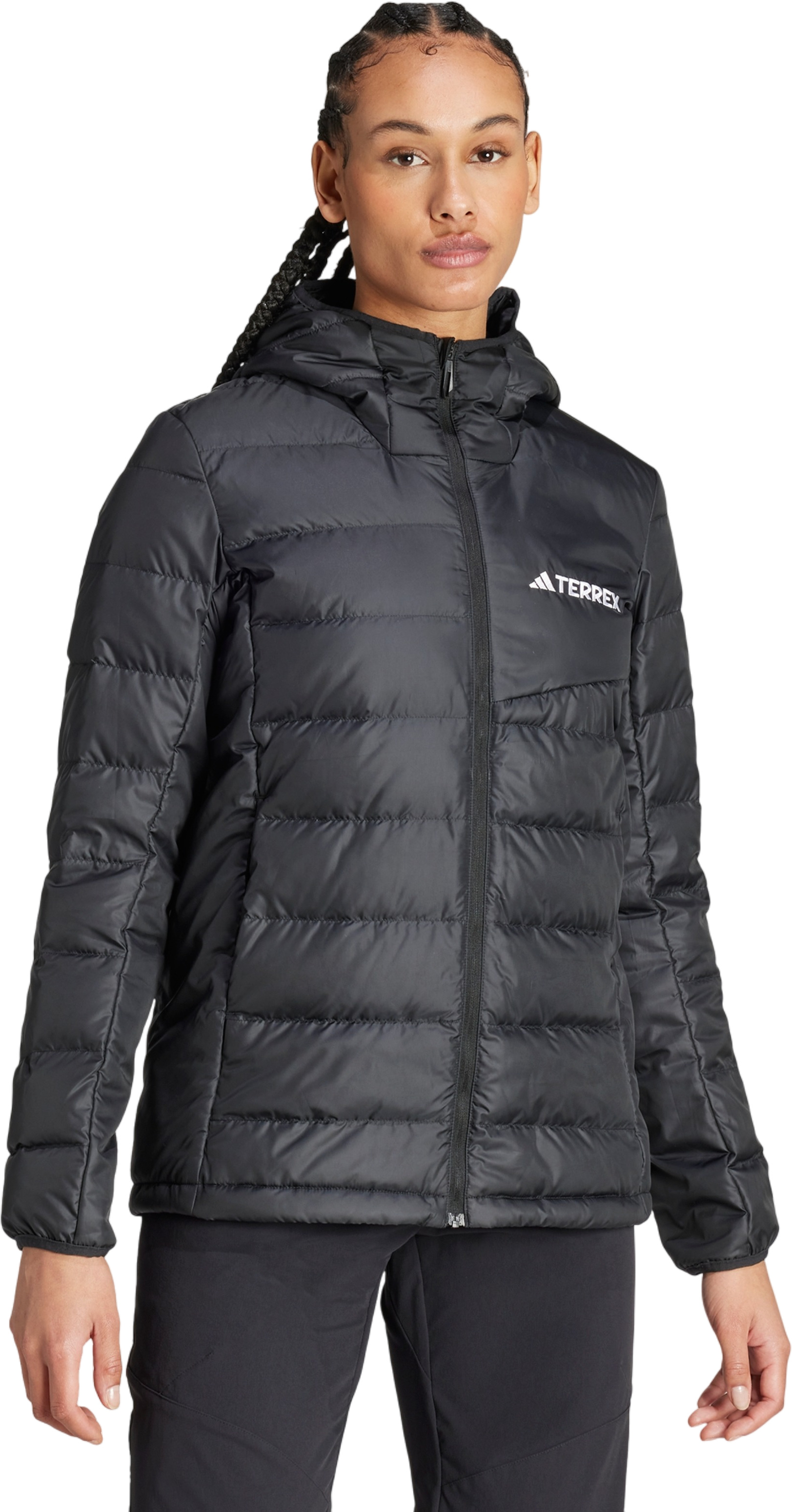 

Пуховик женский Adidas W MT DOWN H J черный M, W MT DOWN H J