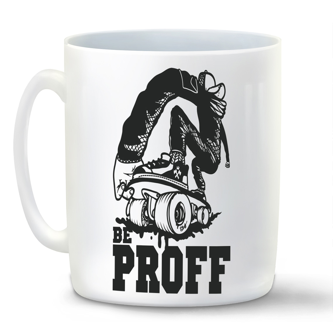 

Кружка CoolPodarok Прикол Скейт Be Proff, Прикол Скейт Be Proff