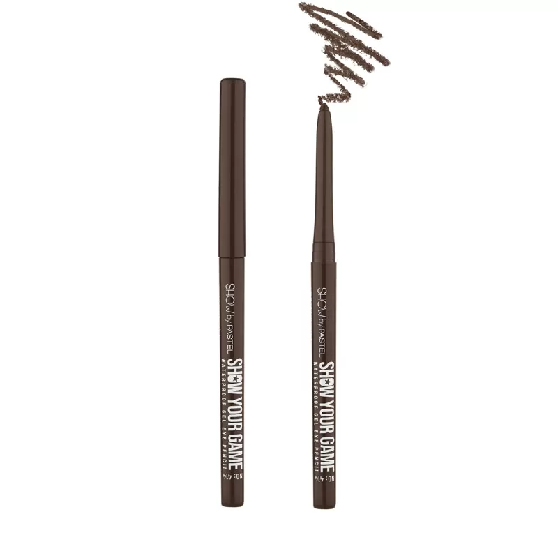 Контур PASTEL для глаз гелевый Show Your Game Waterproof Gel Eye Pencil, 414 коричневый