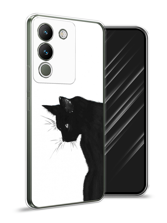 

Чехол Awog на Vivo V29e 5G "Black cat", Черный;белый, 269650-1