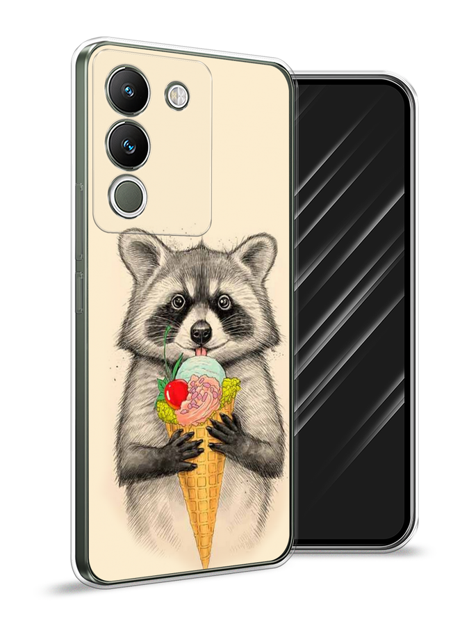 

Чехол Awog на Vivo V29e 5G "Енот с мороженым", 269650-1