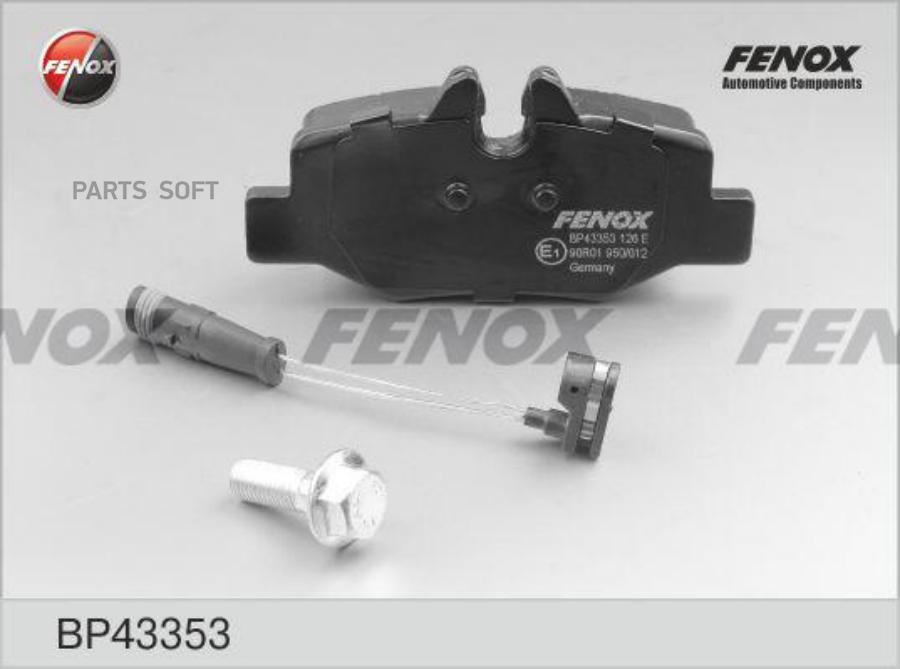

Тормозные колодки FENOX задние дисковые для Mercedes-Benz W639 Viano 2003- BP43332