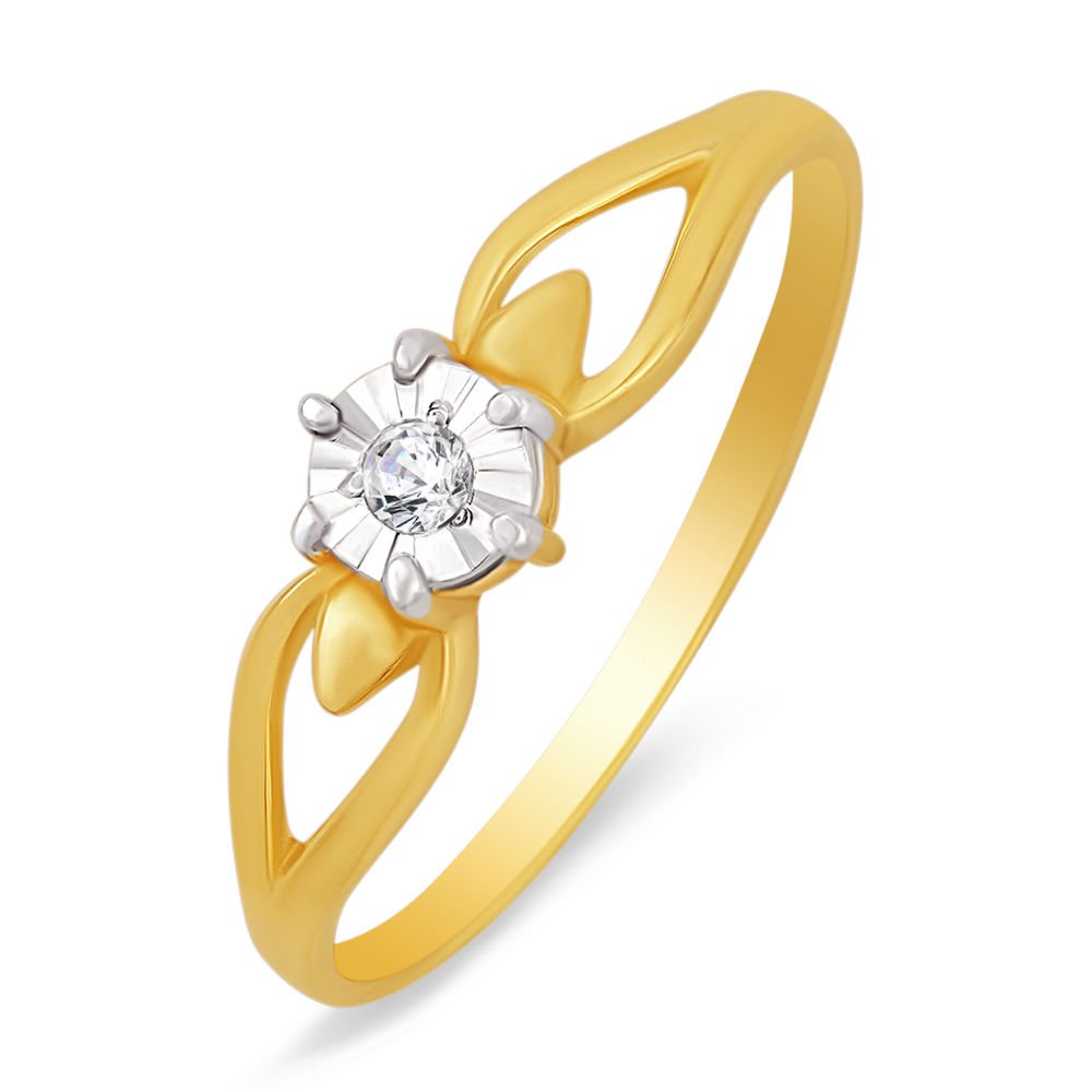 

Кольцо женское из желтого золота с бриллиантом 585Gold 101001881, р, 101001881