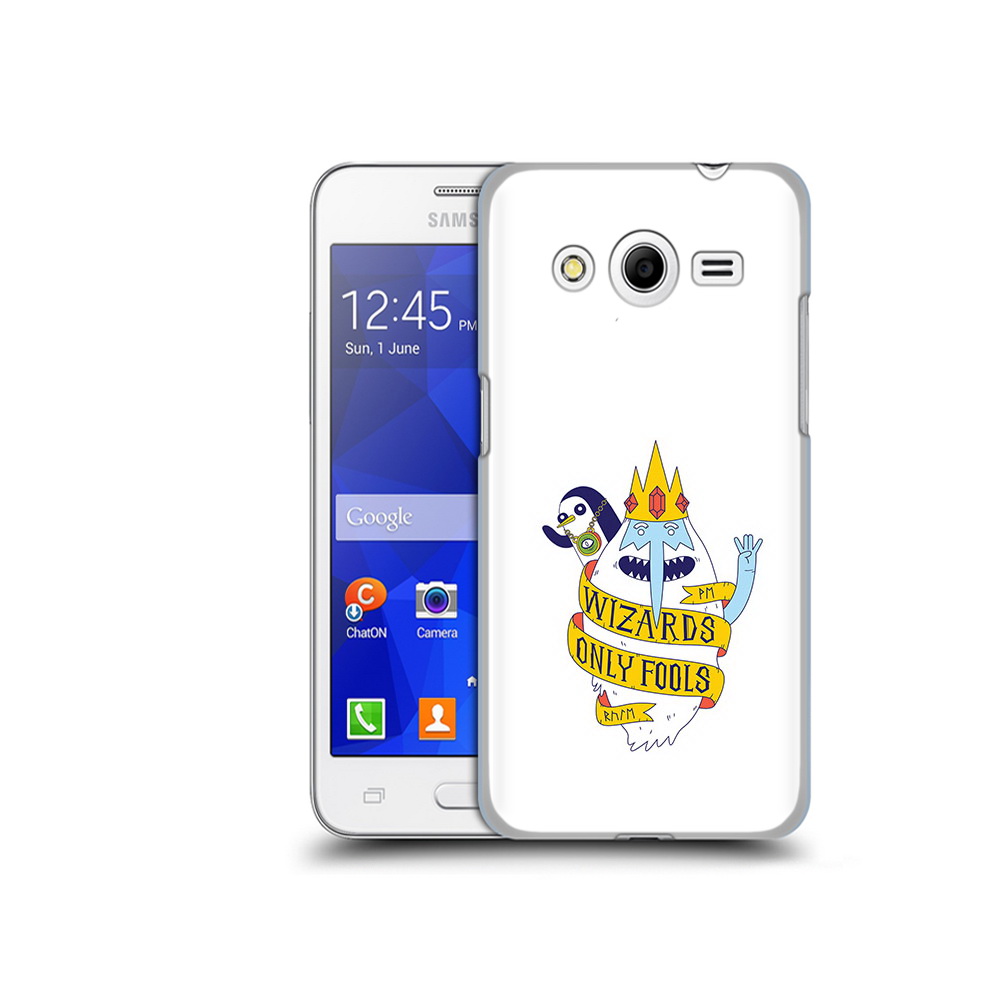 

Чехол MyPads Tocco для Samsung Galaxy Core 2 время приключений снежный король, Прозрачный, Tocco