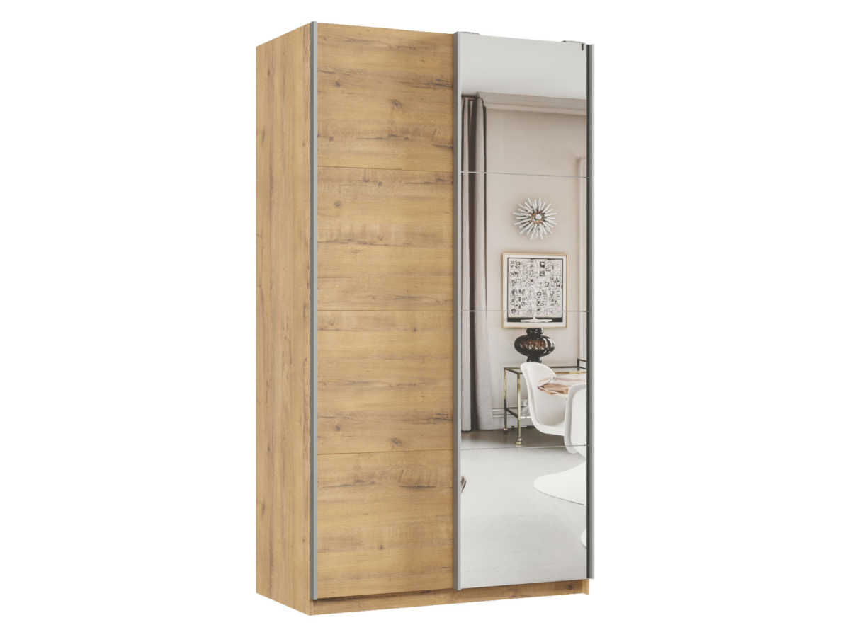 

Шкаф-купе Хочу домой Смарт Зеркальная створка, Бунратти, 120х60х240, Коричневый;белый, Смарт Зеркальная створка 54455