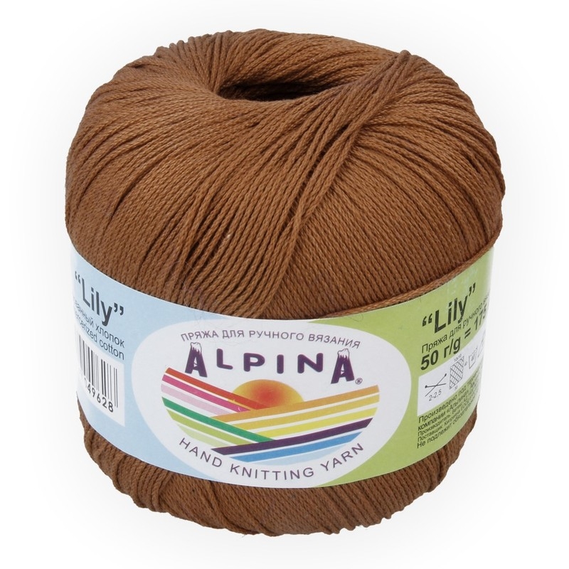 

Пряжа Alpina Lily №037 светло-коричневый, Lily