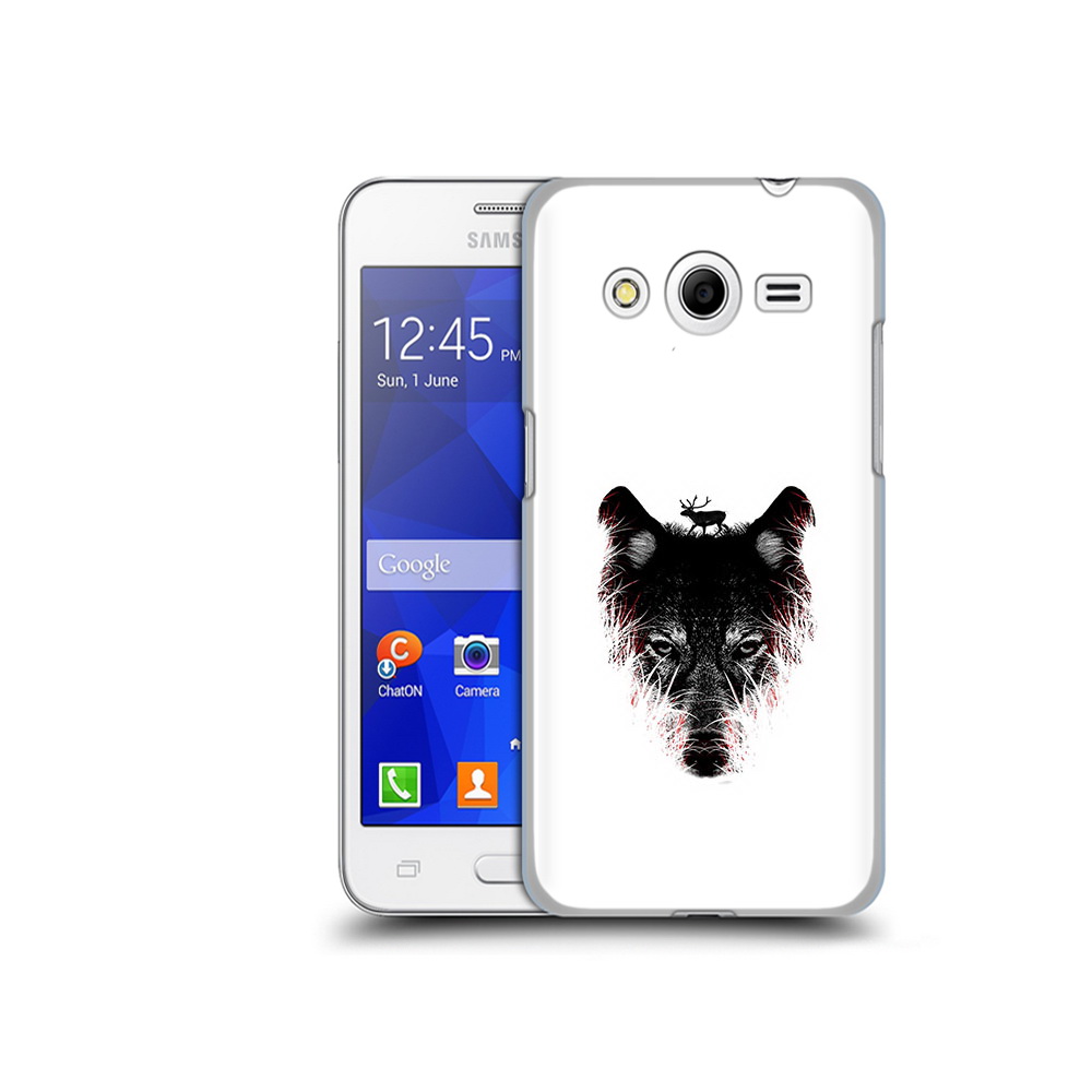 

Чехол MyPads Tocco для Samsung Galaxy Core 2 волк в траве (PT7707.568.267), Прозрачный, Tocco