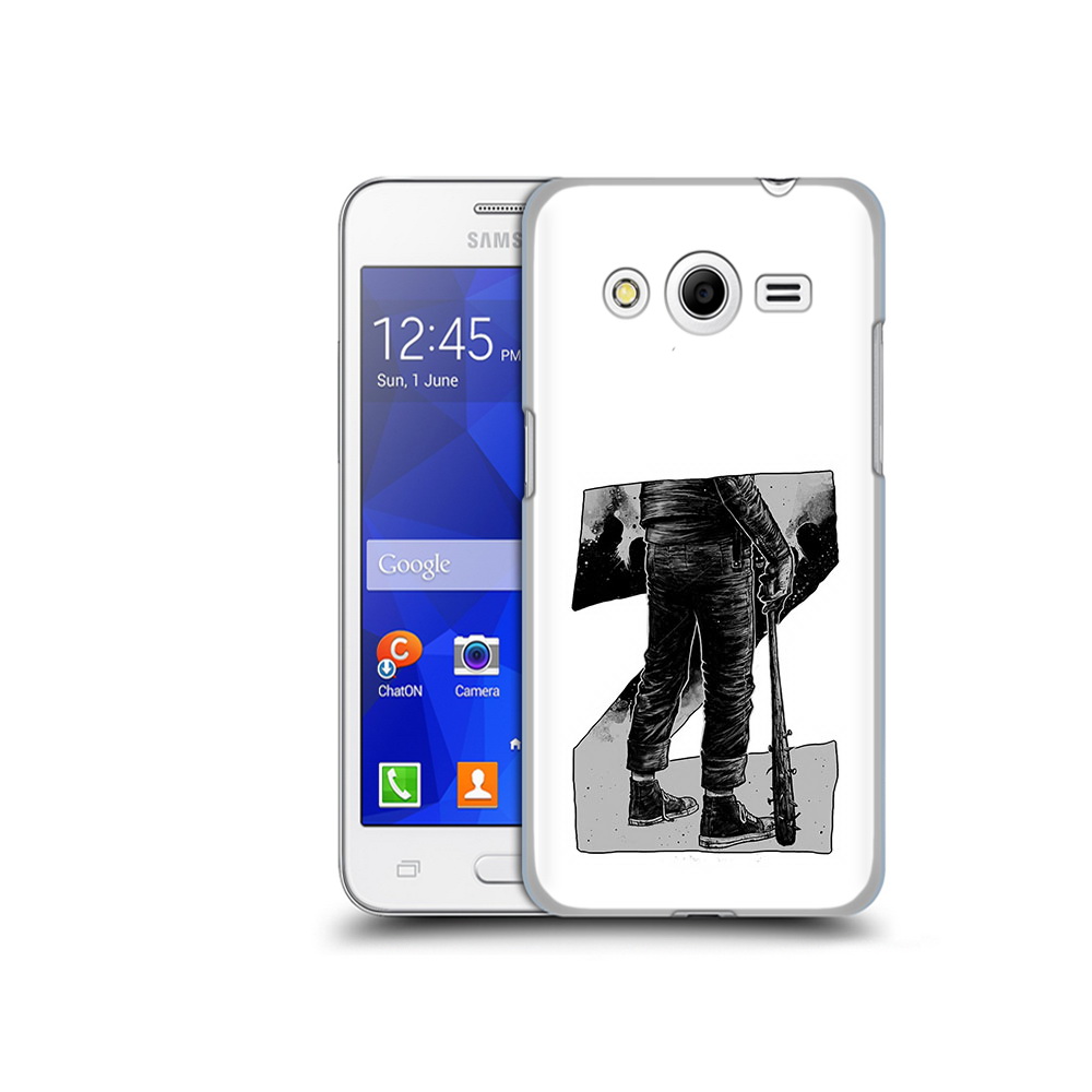 

Чехол MyPads Tocco для Samsung Galaxy Core 2 воин черно белый (PT7707.568.265), Tocco