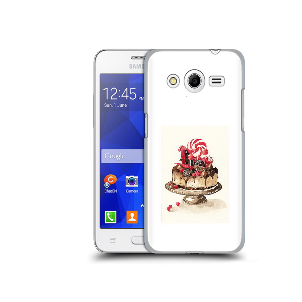 

Чехол MyPads Tocco для Samsung Galaxy Core 2 вкусный торт (PT7707.568.262), Прозрачный, Tocco