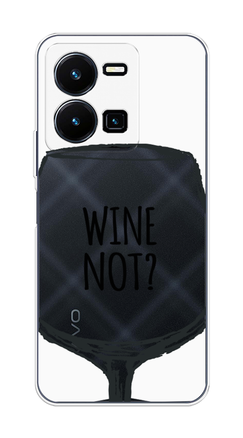 

Чехол на Vivo Y35 "Wine not white", Белый, 267250-6