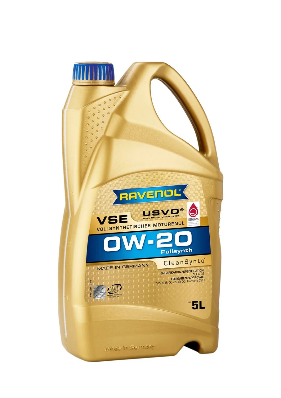 фото Моторное масло ravenol vse sae 0w-20 5л