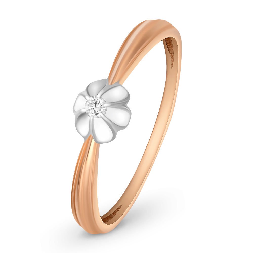 

Кольцо женское из красного золота с бриллиантом 585Gold 101001250, р, 101001250