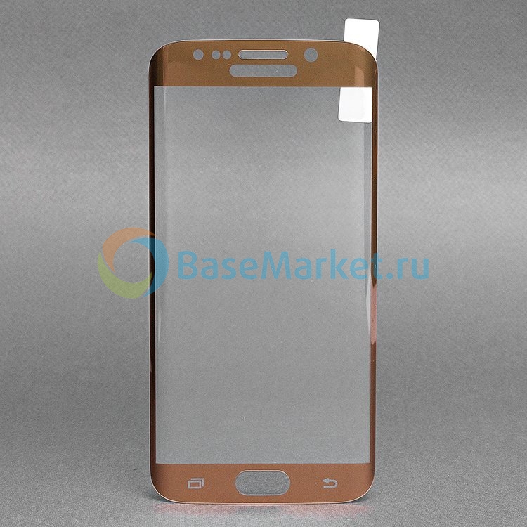 

Защитное стекло BaseMarket для Samsung G925F Galaxy S6 Edge (полное покрытие) (белое)