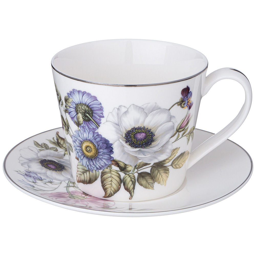 

Чайная пара Lefard 590-604 bouquet 300 мл, Синий
