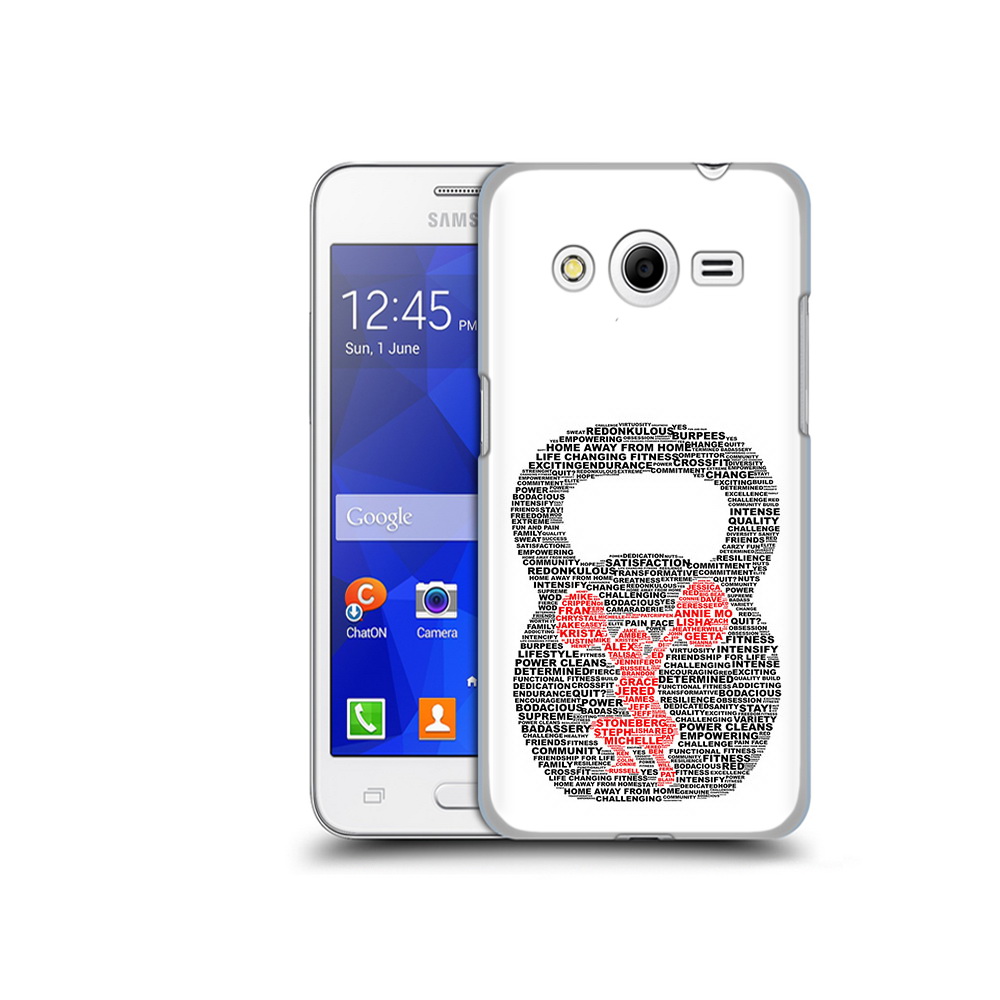

Чехол MyPads Tocco для Samsung Galaxy Core 2 бодибилдинг гиря из слов (PT7707.568.232), Прозрачный, Tocco