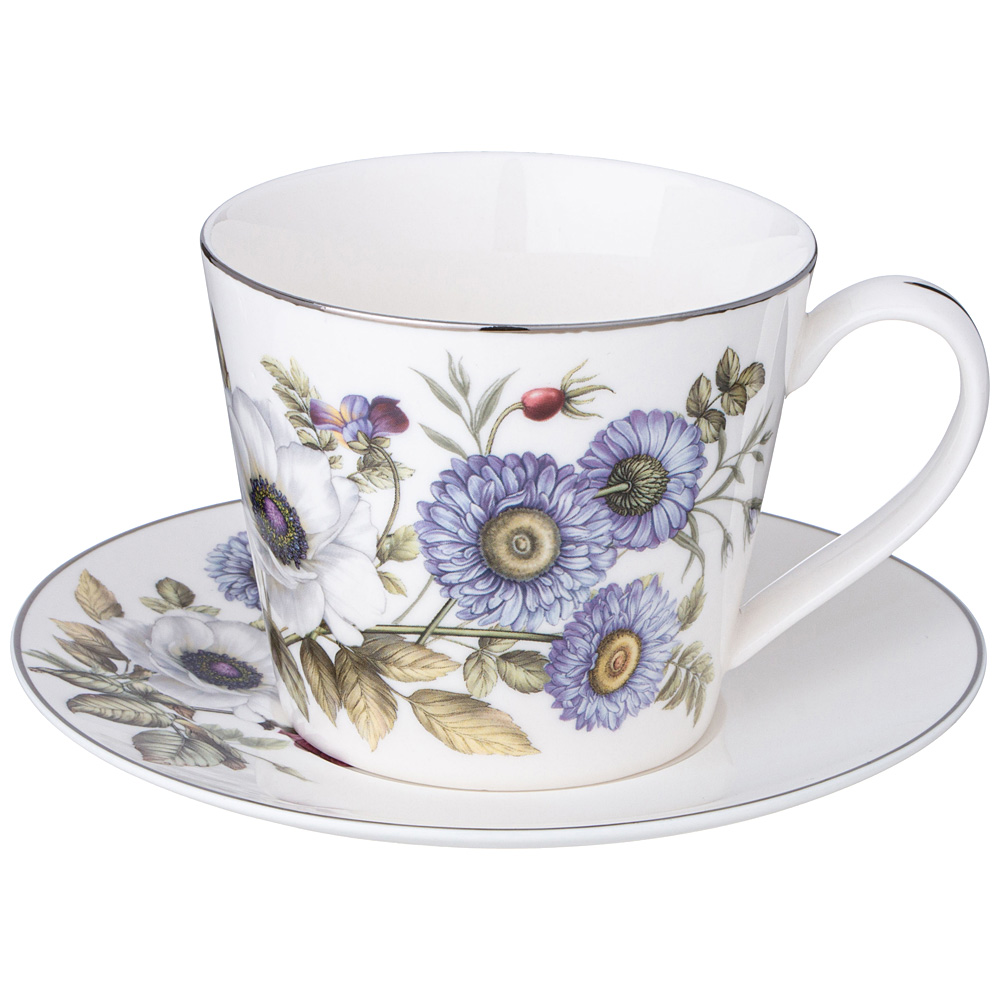 

Чайная пара Lefard 590-602 bouquet 300 мл, Синий