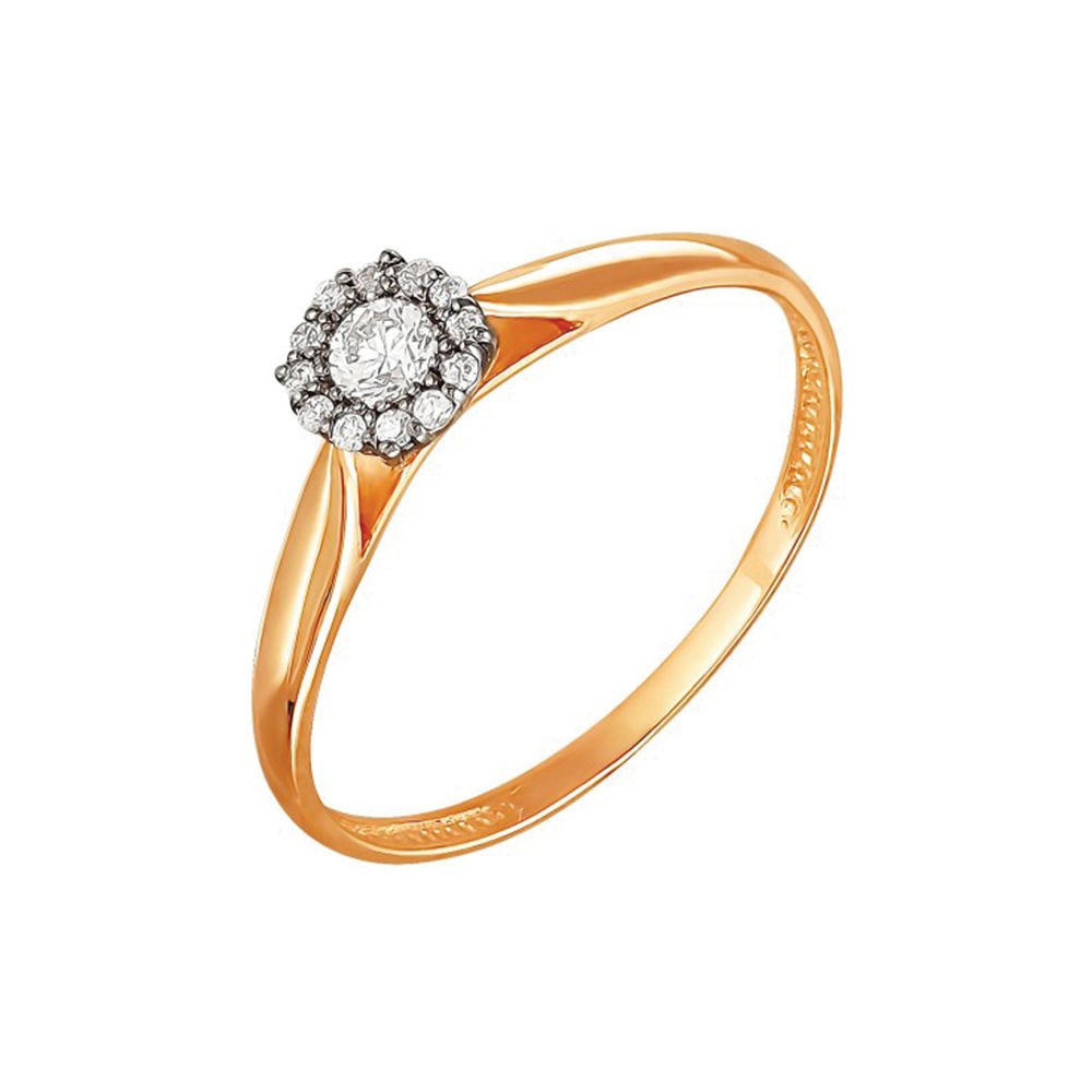 

Кольцо из золота р. , 585Gold 101001847, бриллиант, 101001847