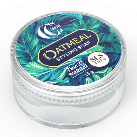 фото Мыло для укладки бровей lucas' cosmetics oatmeal true & natural 15 г