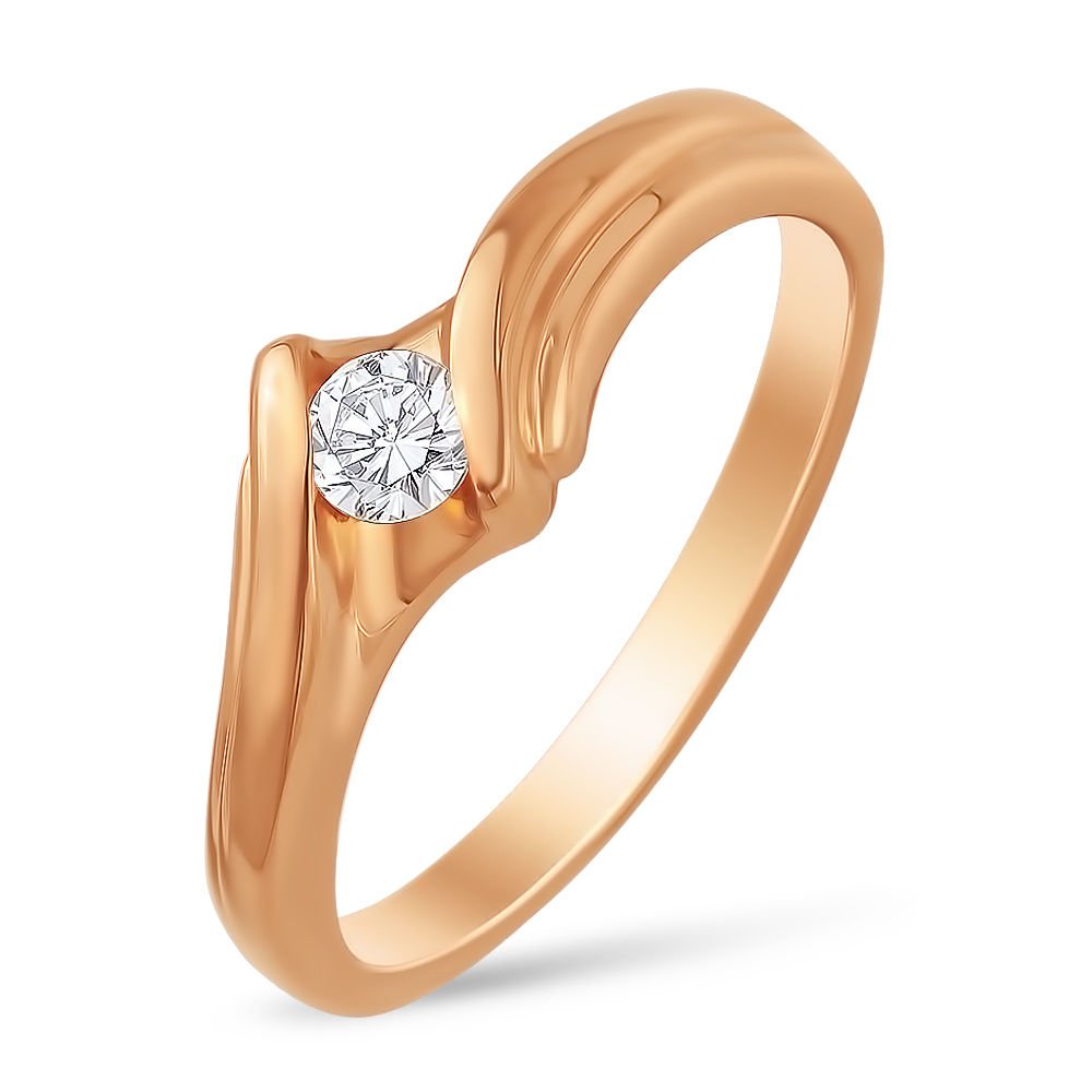 

Кольцо из золота р.  585Gold 101001450, бриллиант, 101001450