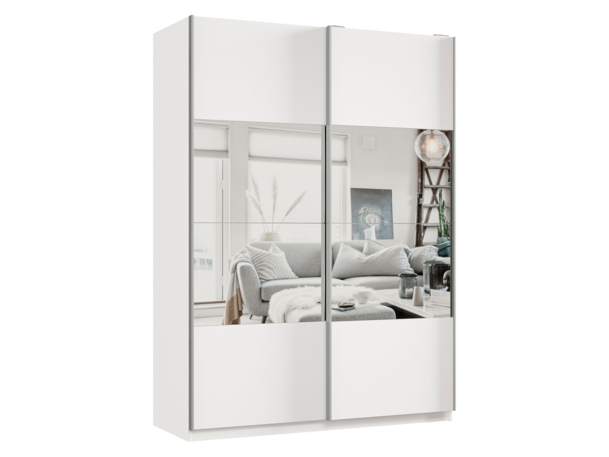 

Шкаф-купе Хочу домой Смарт Зеркальная секция, Белый, 160х60х240, Смарт Зеркальная секция 54456