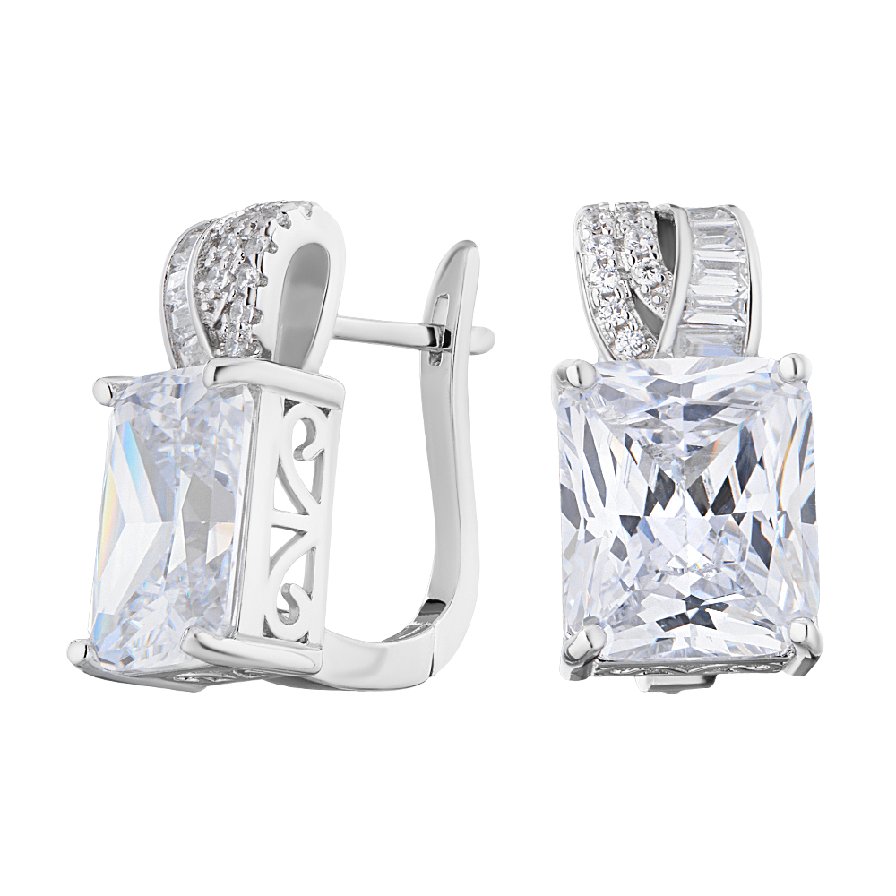 

Серьги из серебра с фианитом ЮВЕЛИР КАРАТ OL1045EWCZ, OL1045EWCZ