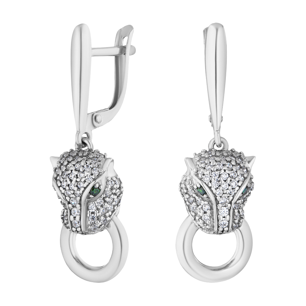 

Серьги из серебра с фианитом ЮВЕЛИР КАРАТ 2827863/9, 2827863/9