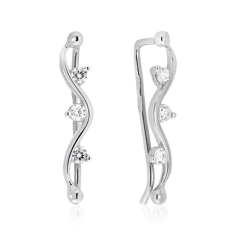 

Серьги из серебра с фианитом ЮВЕЛИР КАРАТ 2121472/9, 2121472/9
