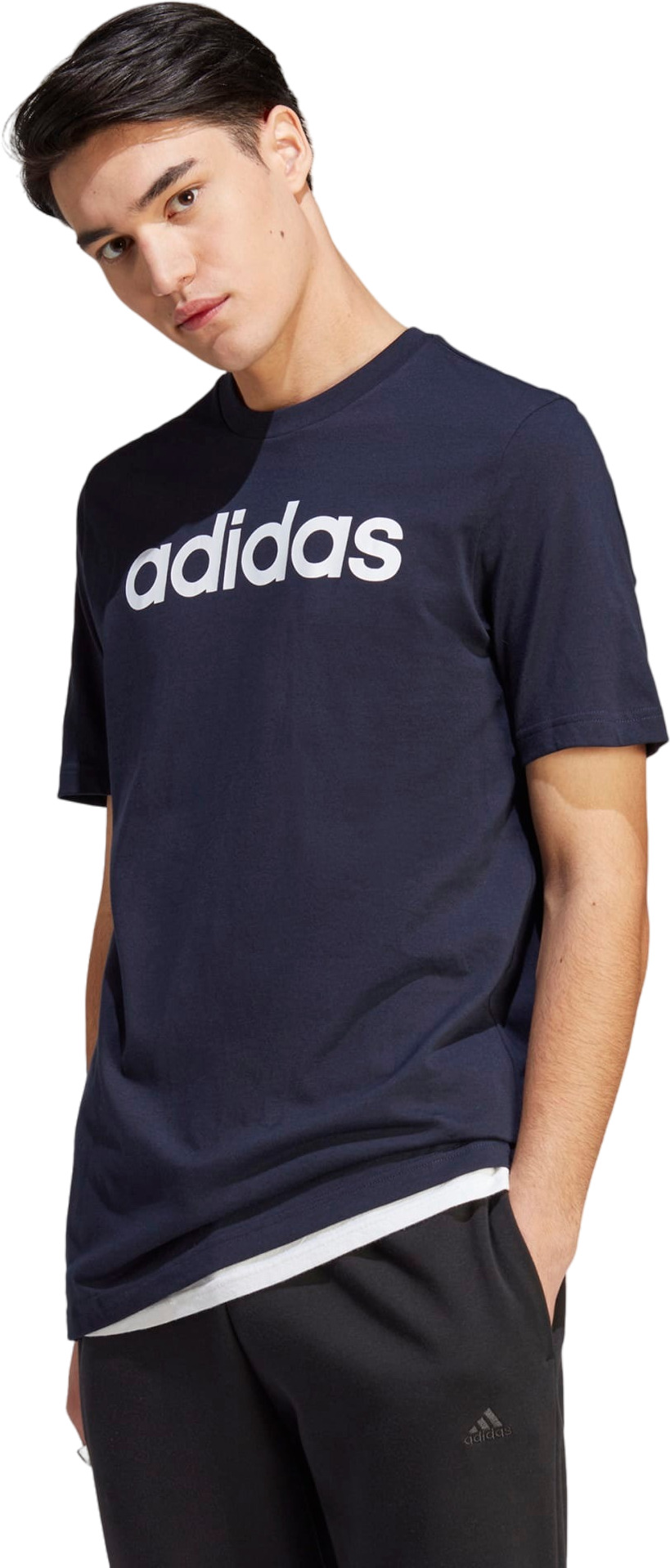 

Футболка мужская Adidas M LIN SJ T синяя S, Синий, M LIN SJ T