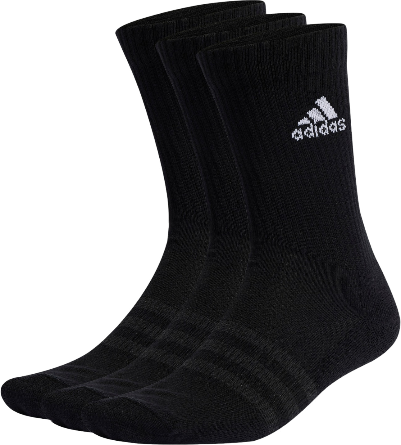 

Комплект носков мужских adidas C SPW CRW 3P черных M, Черный, C SPW CRW 3P