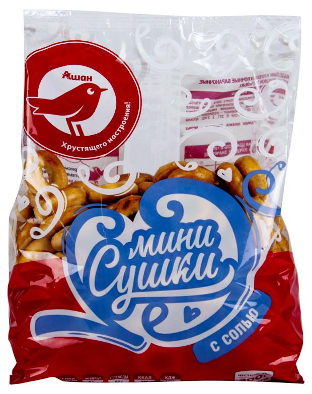 Мини-сушки АШАН Красная птица с солью 300 г 70₽