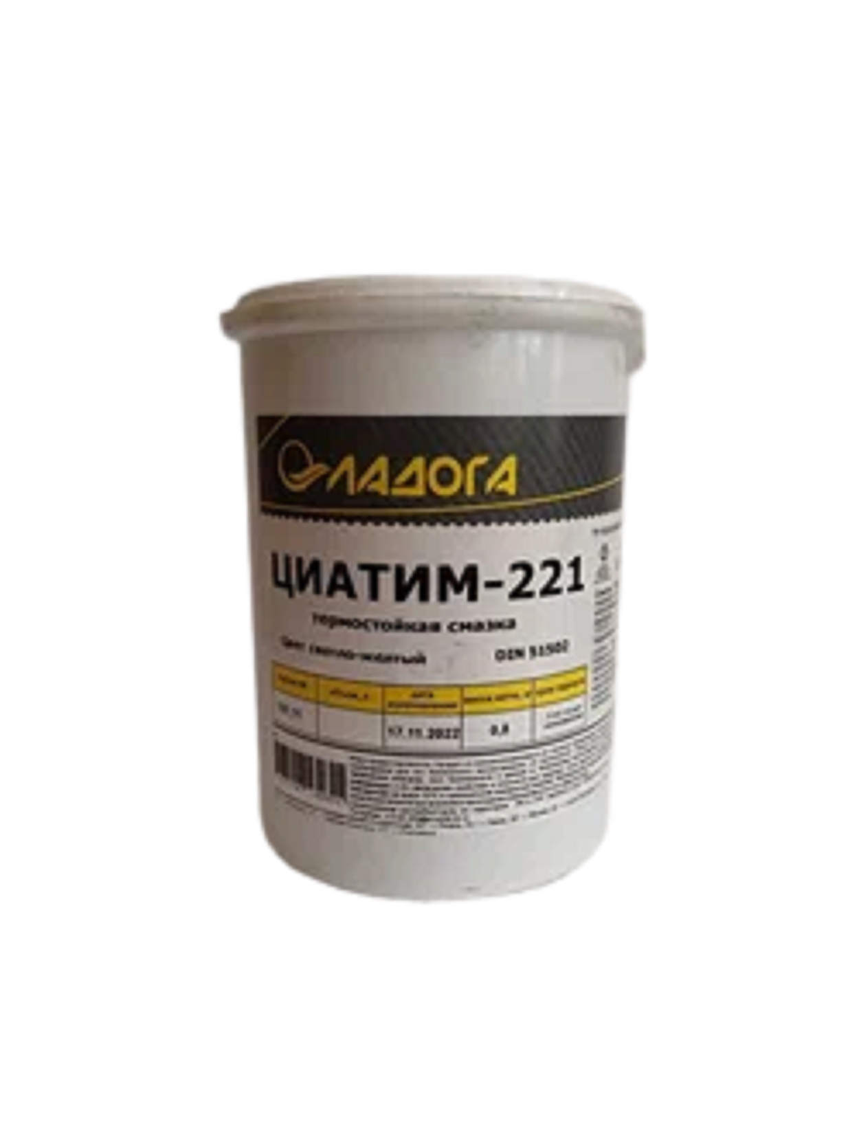 Смазка Ладога Циатим-221 0,8 кг смазка ладога литол 24 0 8 кг