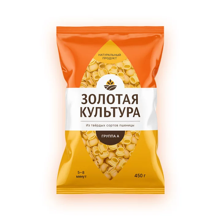 

Макаронные изделия Золотая Культура Сапожок 450 г