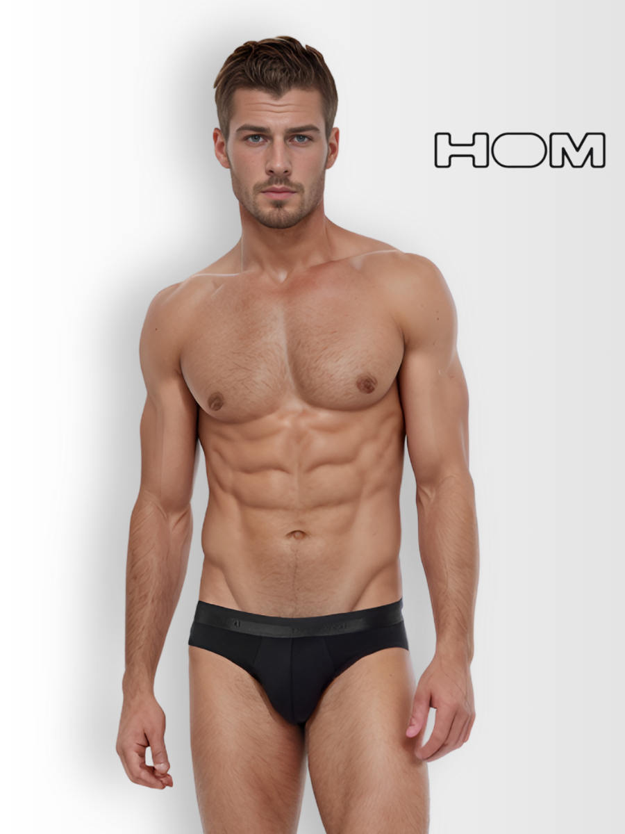 Трусы мужские Hom 400204 черные XXL