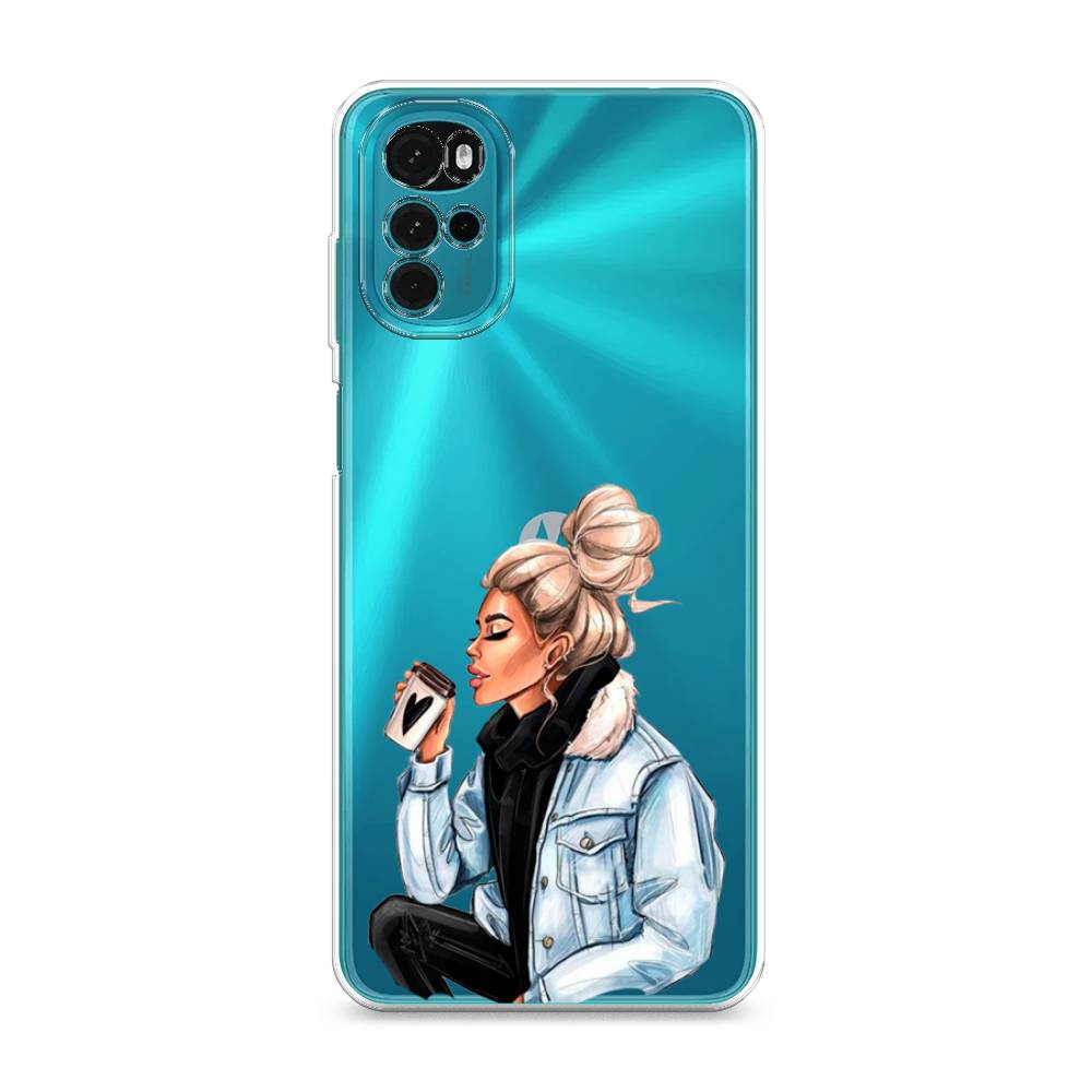 

Чехол Awog на Motorola Moto G22 "Cute girl", Разноцветный, 243150-7