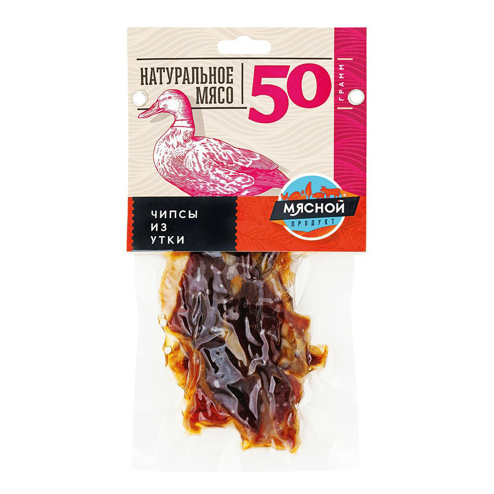 

Чипсы из утки сыровяленые Мясной продукт 50 г