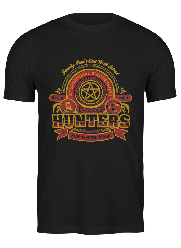 

Футболка мужская Printio Hunters черная L, Черный, Hunters
