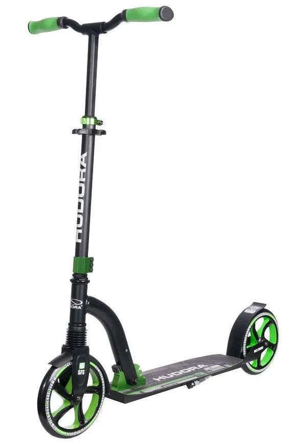 фото Самокат hudora big wheel flex 200 - зеленый/черный
