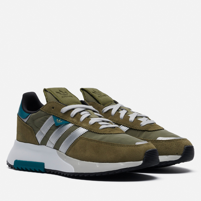 фото Кроссовки мужские adidas retropy f2 зеленые 43.5 eu