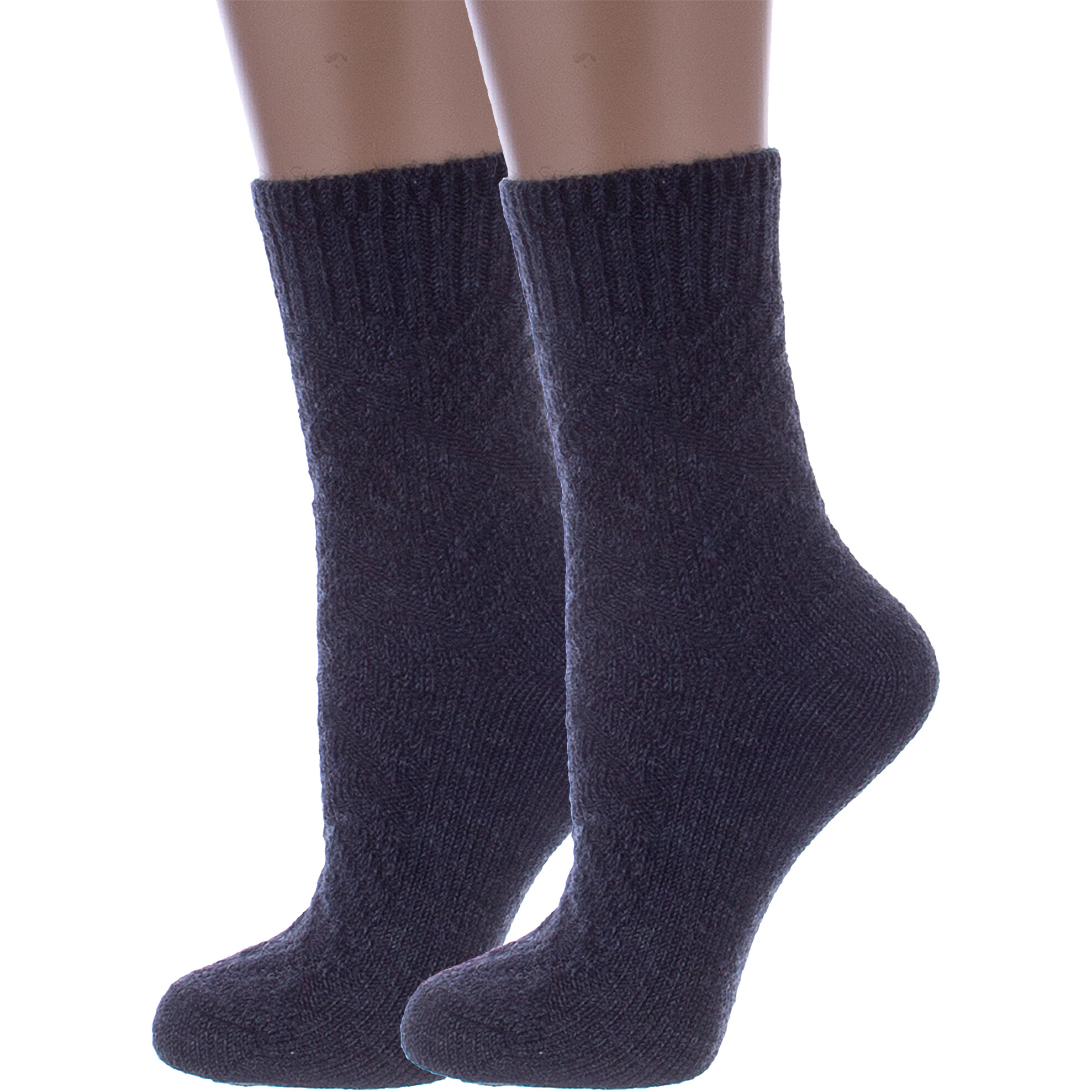 Комплект носков женских Rusocks 2-Ж3-38847 синих 23-25, 2 пары