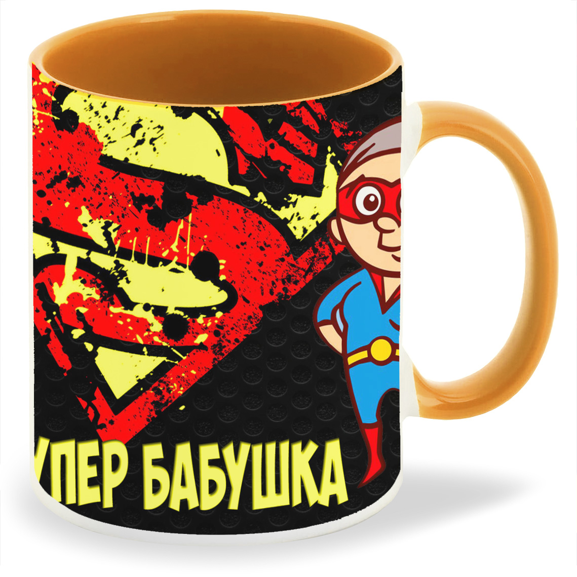 

Кружка CoolPodarok Супер дедушка, Супер дедушка