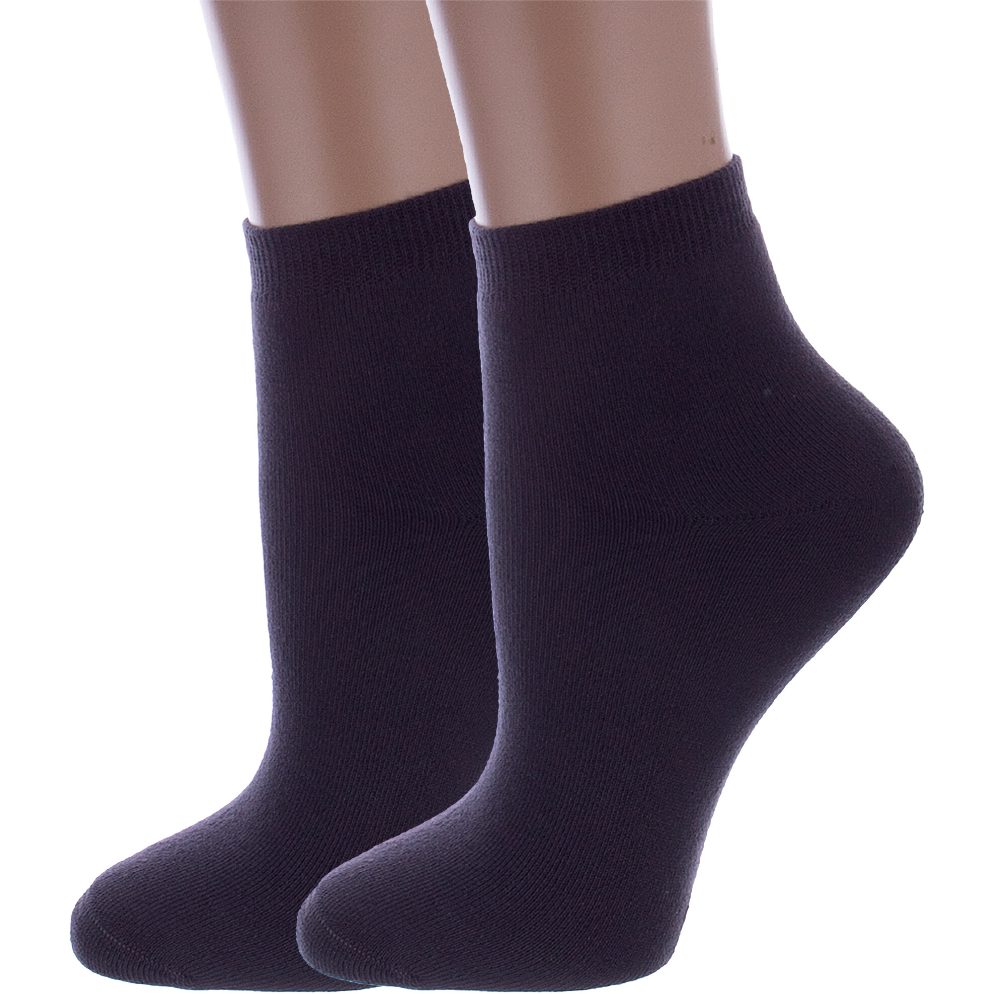Комплект носков женских Rusocks 2-Ж3-13614 серых 23-25, 2 пары