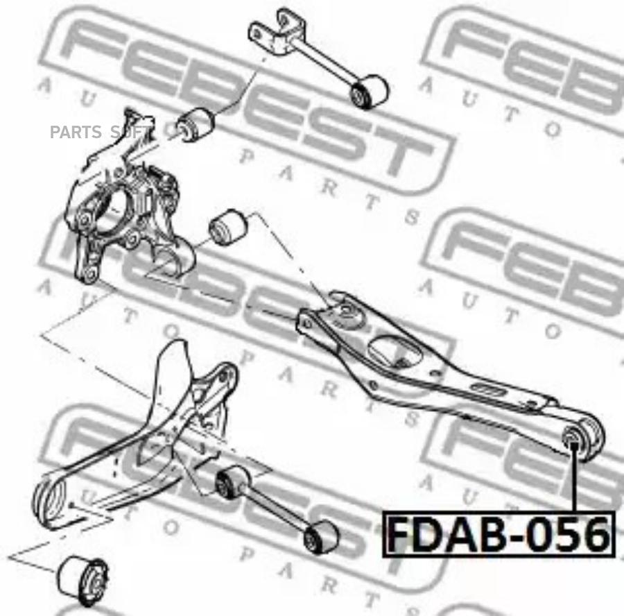 

FEBEST С-б.зад.рычага FORD EXPLORER 2002-2011 [CAN] FEBEST FDAB-056
