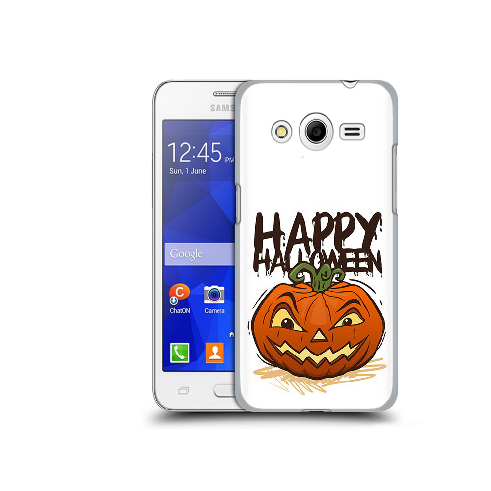 

Чехол MyPads Tocco для Samsung Galaxy Core 2 Хэллоуин счастливый (PT7707.568.195), Прозрачный, Tocco