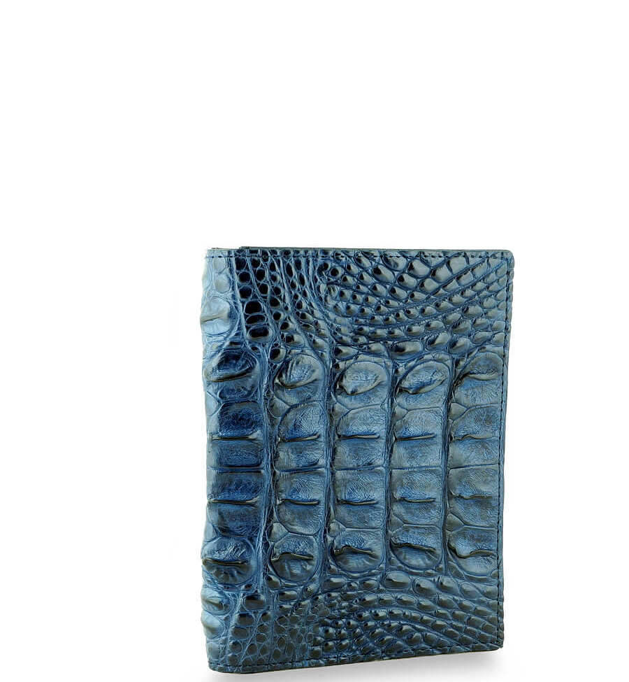 Обложка для паспорта унисекс Exotic Leather kk-327c синяя